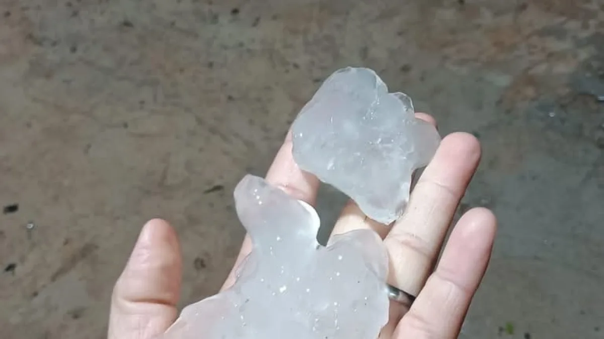 Granizo atinge comunidades do interior de Honório Serpa durante temporal