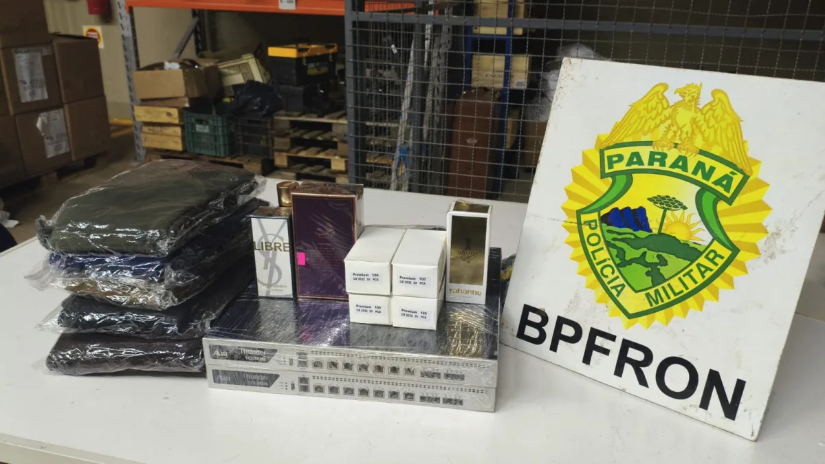 BPFRON apreende mais de R$ 500 mil em mercadorias contrabandeadas no Paraná