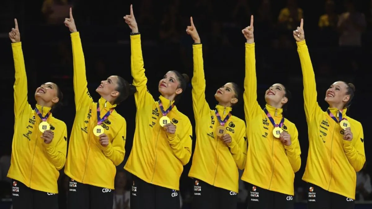 Brasil faz história e conquista dois ouros no Mundial de Ginástica Rítmica