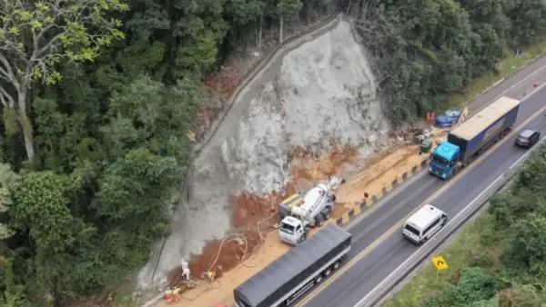 EPR Iguaçu inicia aplicação de concreto projetado em obra na Serra da Esperança