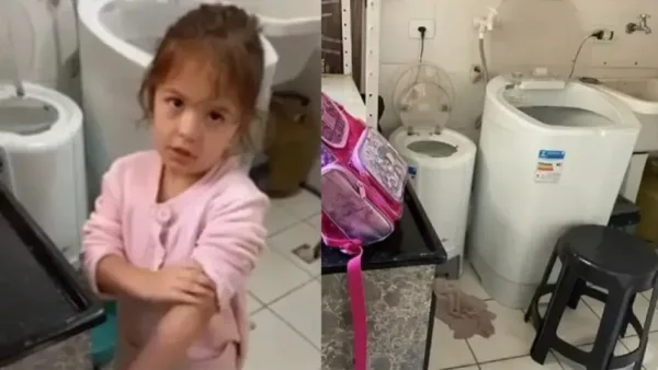 Madrasta é condenada por morte de menina afogada em máquina de lavar no Paraná