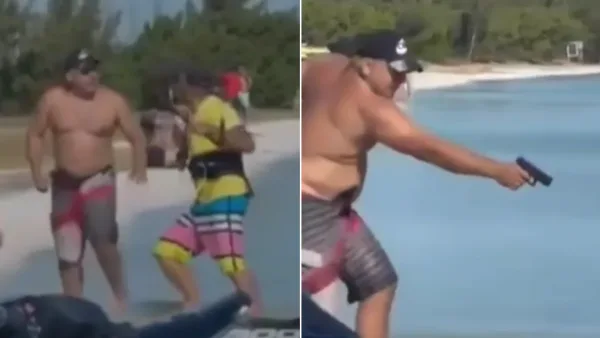 Homem saca arma durante discussão em praia de Arraial do Cabo