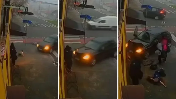 Mulher tenta matar adolescentes jogando carro contra elas em calçada no Paraná