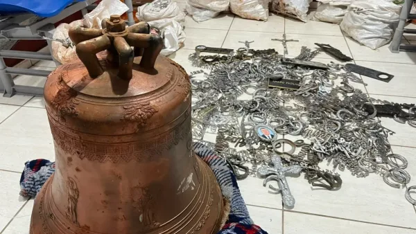 Trio é preso por furtar peças de cemitérios e igrejas no Rio Grande do Sul
