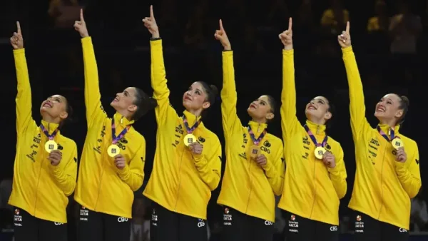 Brasil faz história e conquista dois ouros no Mundial de Ginástica Rítmica