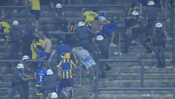 Confusão entre torcedores após jogo do Corinthians termina com nove detidos