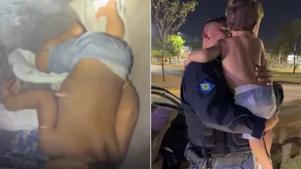 Criança de 1 ano é encontrada sozinha em carro enquanto pai bebia