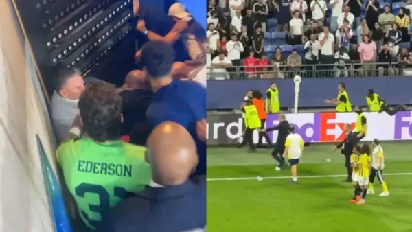 Jogador do Fenerbahçe provoca torcida e se envolve em confusão na Champions