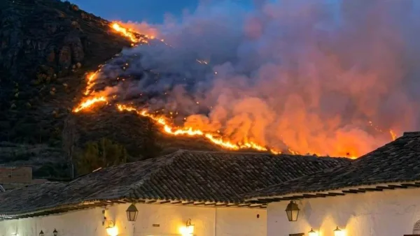 Incêndio ameaça cidade turística e destrói quase 300 hectares na Colômbia
